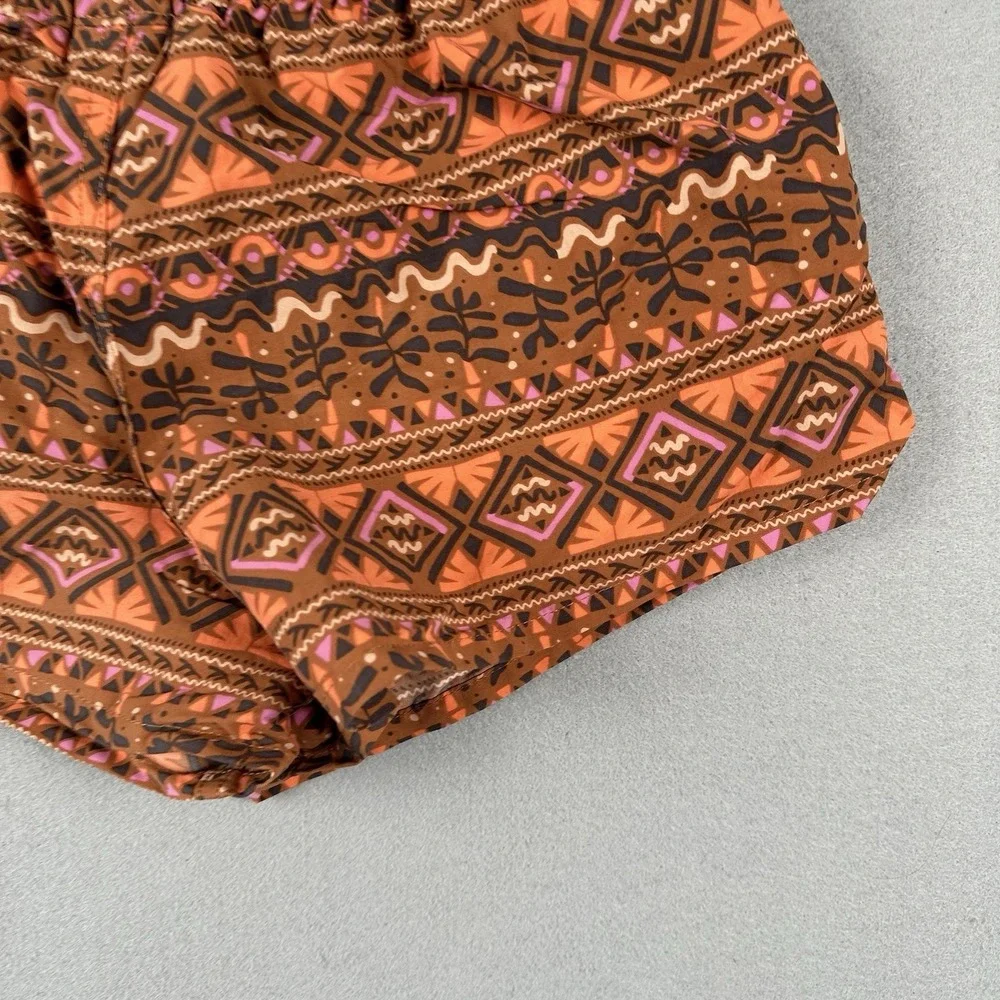 Patagonia Barely Baggies Shorts Womens Small Mangrove Tiki Henna Pattern